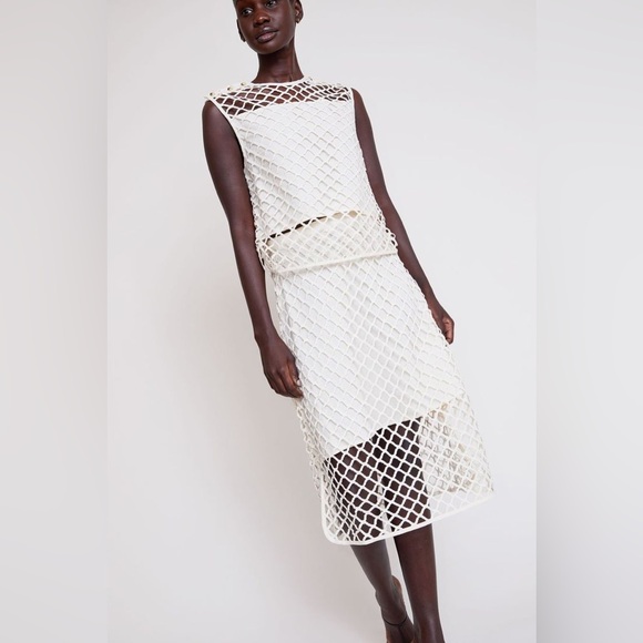 No 6. Natural Cotton Macrame Skirt Size 2/M - Picture 1 of 11